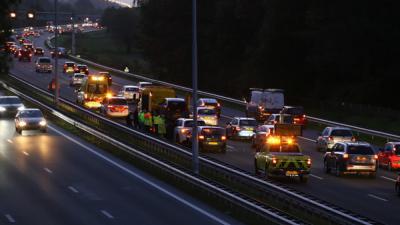 Vijf personenauto's betrokken bij botsingen op A2 