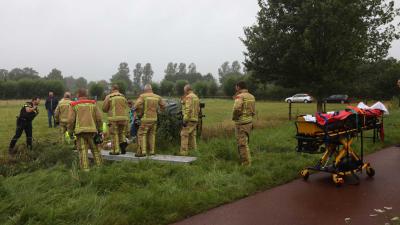 brancard-gekanteld-auto