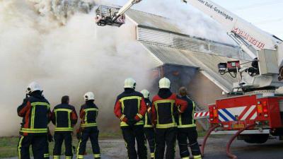 Foto van brand in discotheek Bermuda Assen | Dennie Gaasendam | www.denniegaasendam.nl