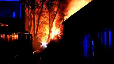Brand in centrum van Zuidlaren