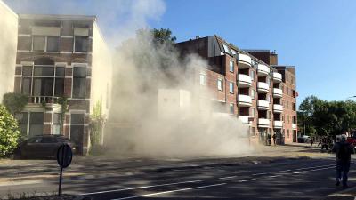 Brand in appartementencomplex Leiden