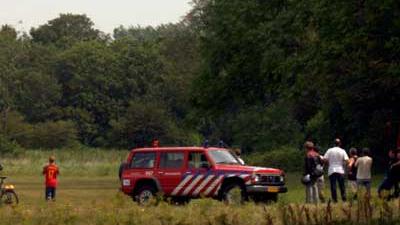 Foto van brandweerauto op heide en bos | Archief EHF