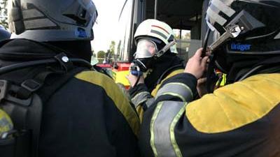Foto van brandweer met perslucht | Archief EHF