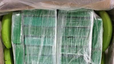 Grote partij van ruim 7000 kg cocaïne in België in beslag genomen