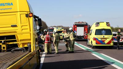 Hulpdiensten ter plaatse