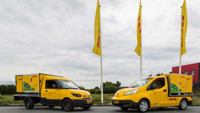 DHL breidt City Hub voor groene stadsdistributie uit met elektrische Cubivan