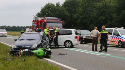 Motorrijder komt om het leven op N381 bij Sleen