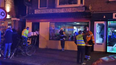 Man geëlektrocuteerd in restaurant