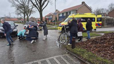 fietser-gieten-gewond