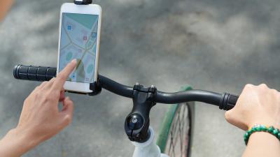 Handsfree op de fiets