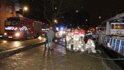 Man te water in Vlaardingen