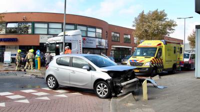 Twee gewonden na frontale aanrijding 