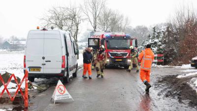 gaslek-brandweer-sneeuw