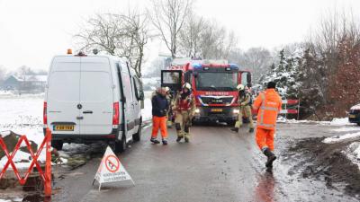 gaslek-brandweer-sneeuw