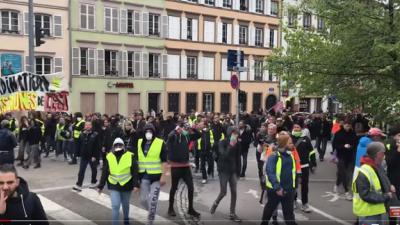 gele hesjes, demonstraties, frankrijk 