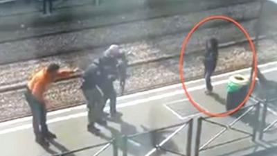Politie in Brussel schiet man neer die vrouw en haar kind gijzelde