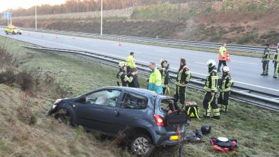 KNMI waarschuwt voor gladde wegen. A28 en A12 spekglad