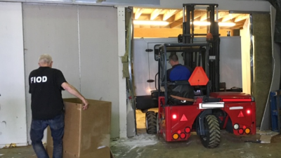 Ontmanteling sigaretten fabriek