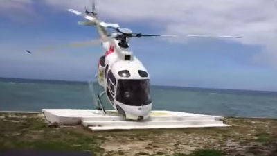 Helikopter door rukwind gecrasht