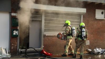 Veel rook bij brand in hennepkwekerij