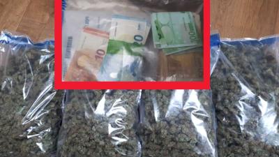 Tien kilo henneptoppen en 15.000 euro cash in woning aangetroffen