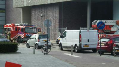 Foto van brand in telefoontoren | Miranda van der Sloot