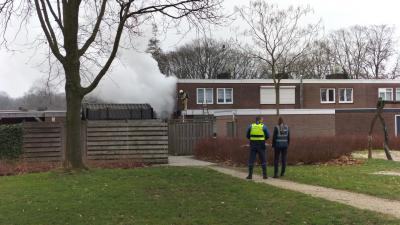 Rookontwikkeling bij schuurbrand