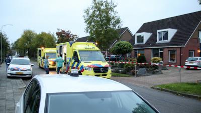 Ambulances en politie ter plaatse