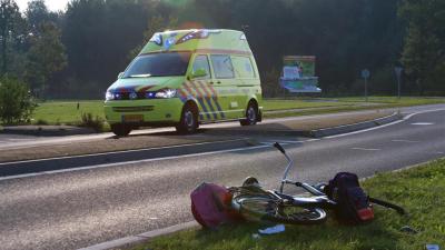 Fietser gewond bij aanrijding in Rolde