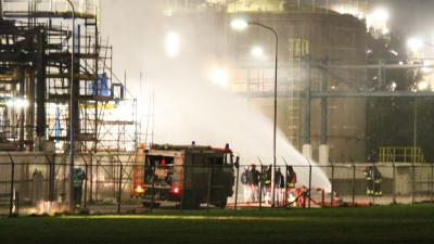 Kleine ammoniaklekkage op Chemiepark Delfzijl