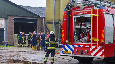 Brand bij varkenshouderij aan het Tongeren in Boxtel
