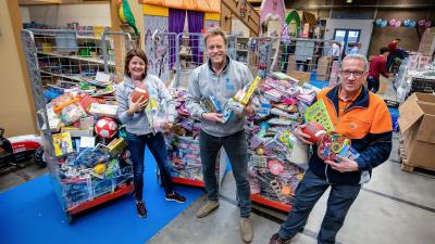 cadeaus opgehaald door PostNL