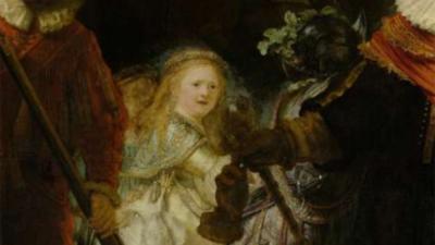 Restauratie Nachtwacht achter glas voor bezoeker te volgen