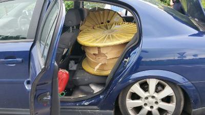 Drie Roemenen gepakt met 1000 kilo gestolen koper