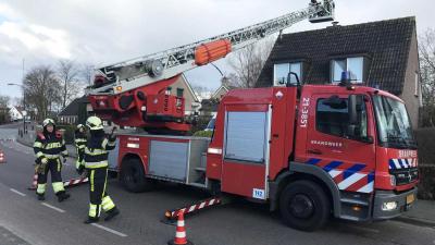 Brandweer in Boxtel van schoorsteenbrand naar schoorsteenbrand