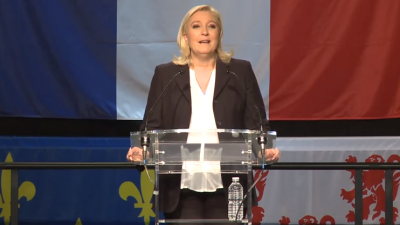 Front National van Marine Le Pen grootste partij van Frankrijk