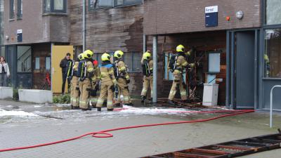 Brandweer voert nacontrole uit