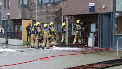 Brandweer voert nacontrole uit