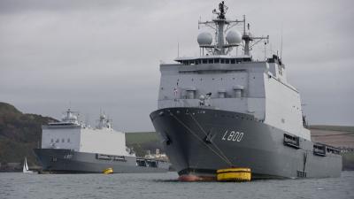 Hulpgoederen ebolalanden aan boord Karel Doorman​