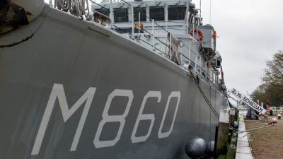 Mijnenjager Zr. Mr. Schiedam ligt in Schiedam