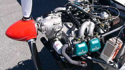 Rotax 912 Vliegtuigmotor gestolen uit hangar