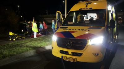 motorrijder-gewond-ambulance