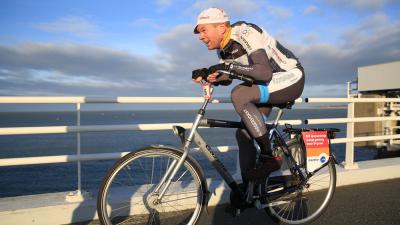 Barre omstandigheden bij NK Tegenwindfietsen