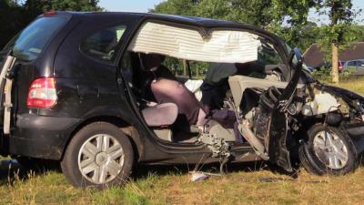 Gewonde bij aanrijding in Hardenberg