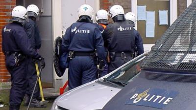 Ontruiming politie-BlikopNieuws