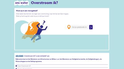 Schultz wil Nederlanders bewust maken gevaren van overstroming