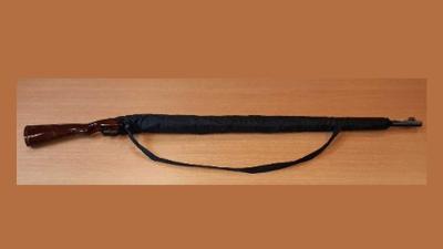 Verslaggeefster krijgt 300 euro boete voor 'geweerparaplu'