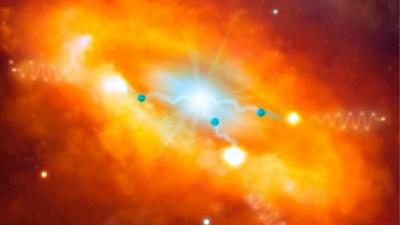 Zwart gat in centrum Melkweg lijkt petadeeltjesversneller