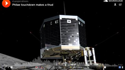 ESA zet geluid landing op komeet online