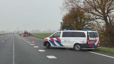 politieauto-snelweg-ongeval-Assen